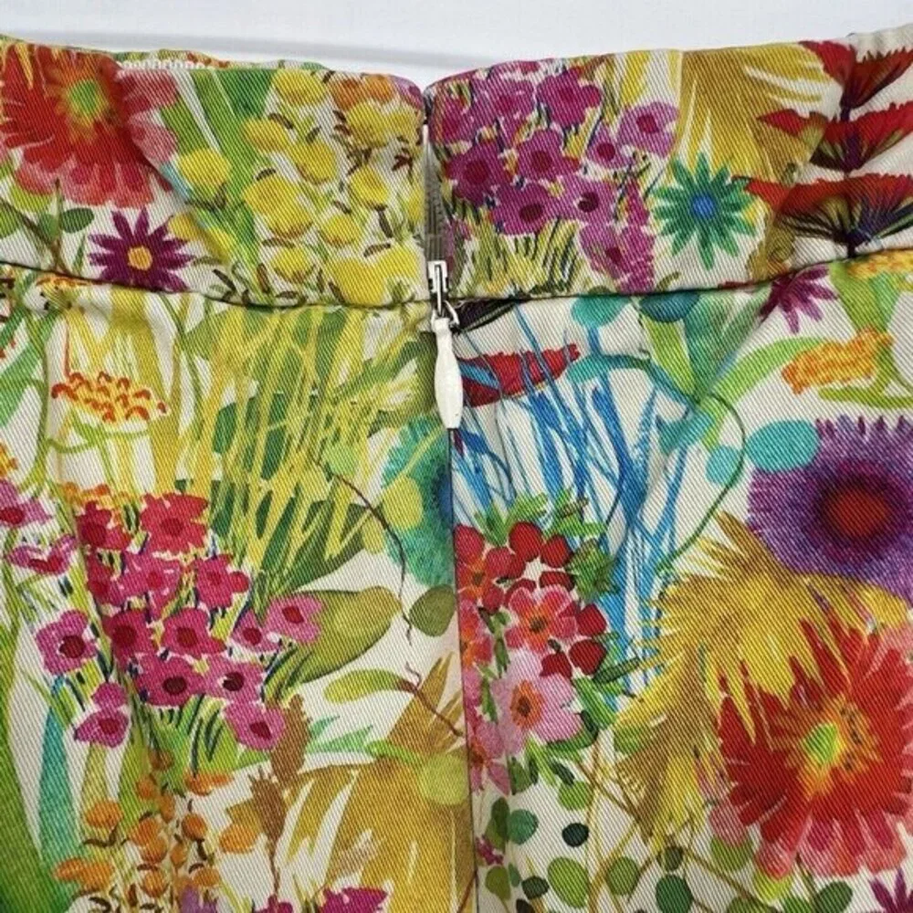 J. Crew Liberty Art Fabrics Size 0 Tresco‎ Floral Mini Preppy Colorful Summer